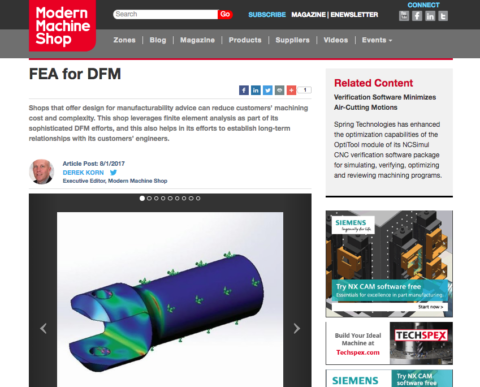 Modern Machine Shop_FEA for DFM_Parametric Manufacturing
